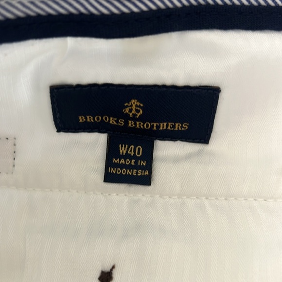 NWT  BROOKS BROTHERS 40 White Flat Front Soft Shorts GOLF Club Sporty Dress - Picture 6 of 10